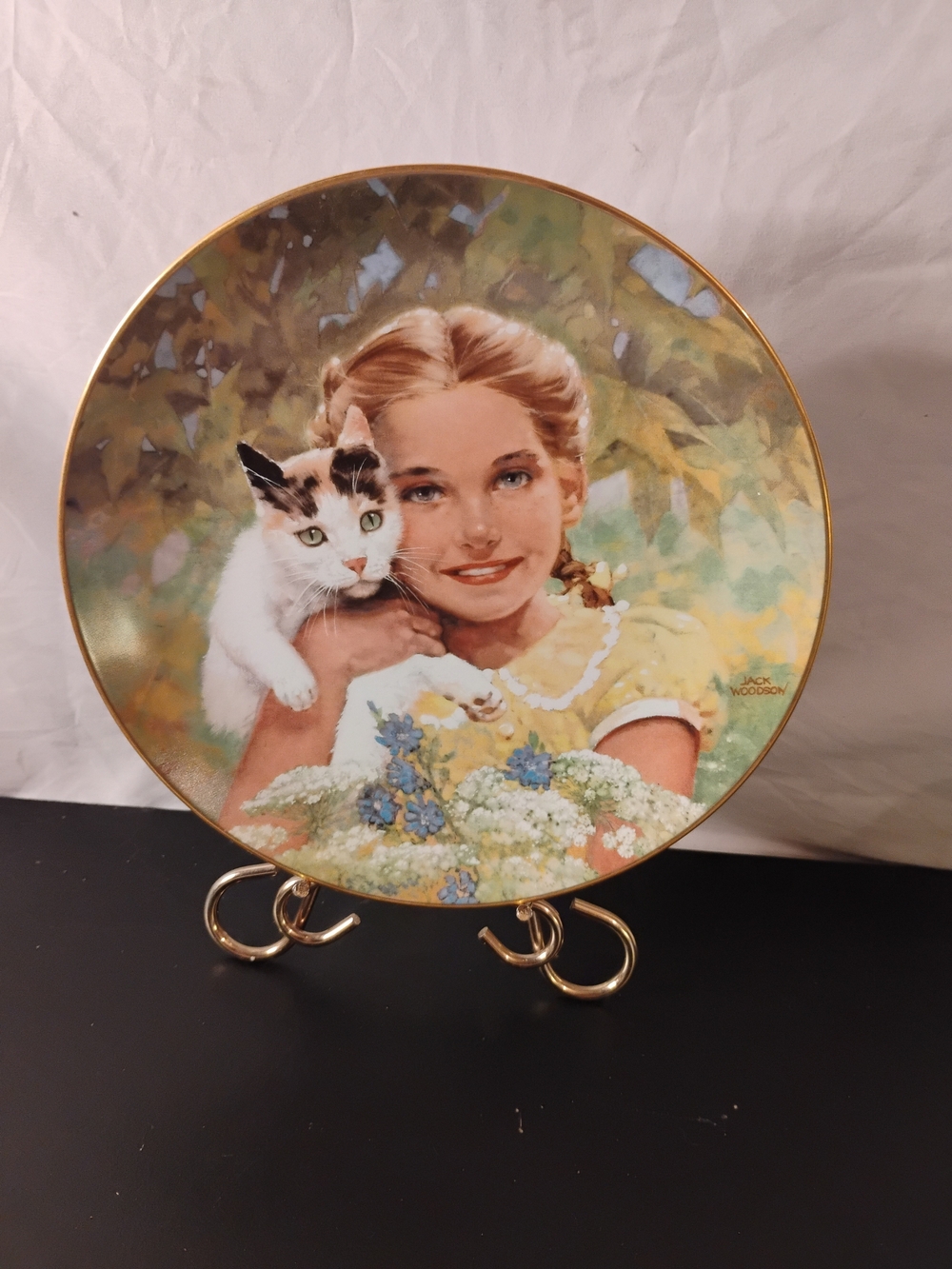 Innocence by Jack Woodson Ceramic Decorative Plate
